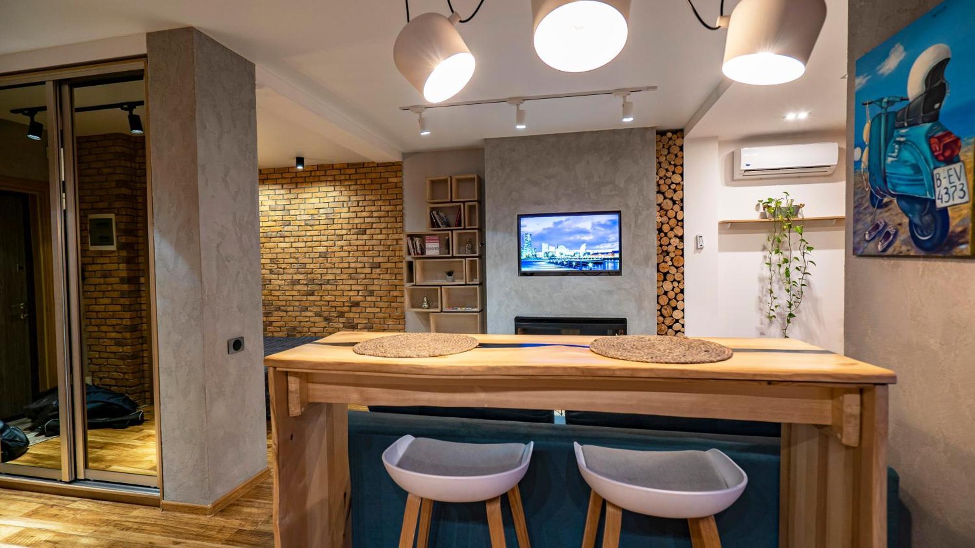 Loft Apartment Near Smart Plaza Polytech Kiev Esterno foto